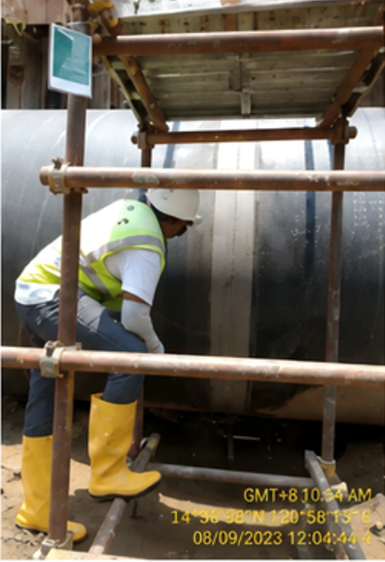 CS Pipe - 2200 mm (Dia) line Work (3 line @ 100 Meter) — project photo