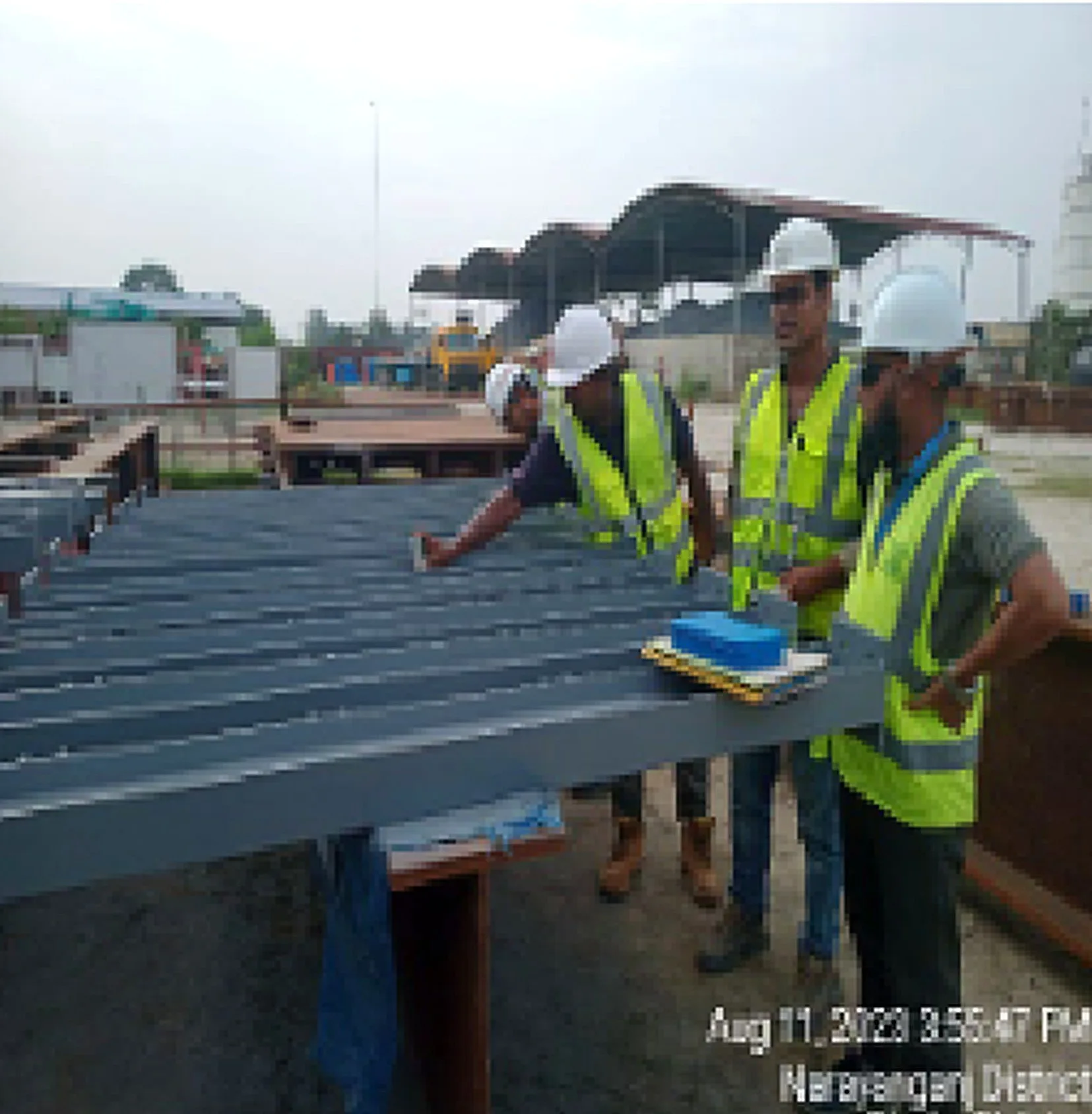 Steel Structure Foot Over Bridge (100 meter) Works — project photo