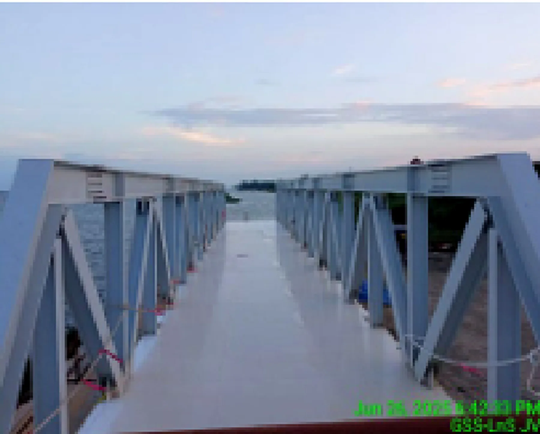 Steel Structure Gangway (65m) Works at Intake — project cover photo
